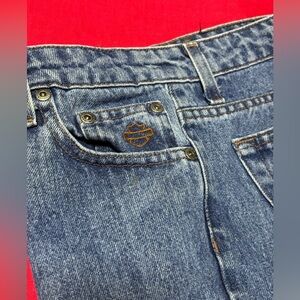 Harley-Davidson Blue Denim Women's Relaxed Jeans